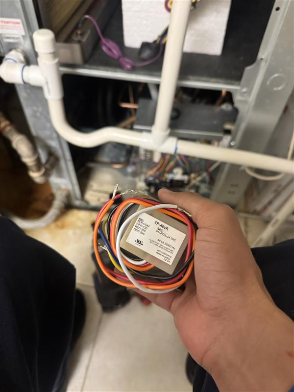 Control transformer replacement