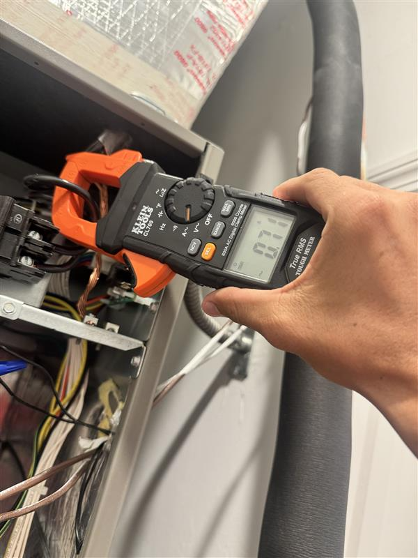 Electrical testing with clamp meter