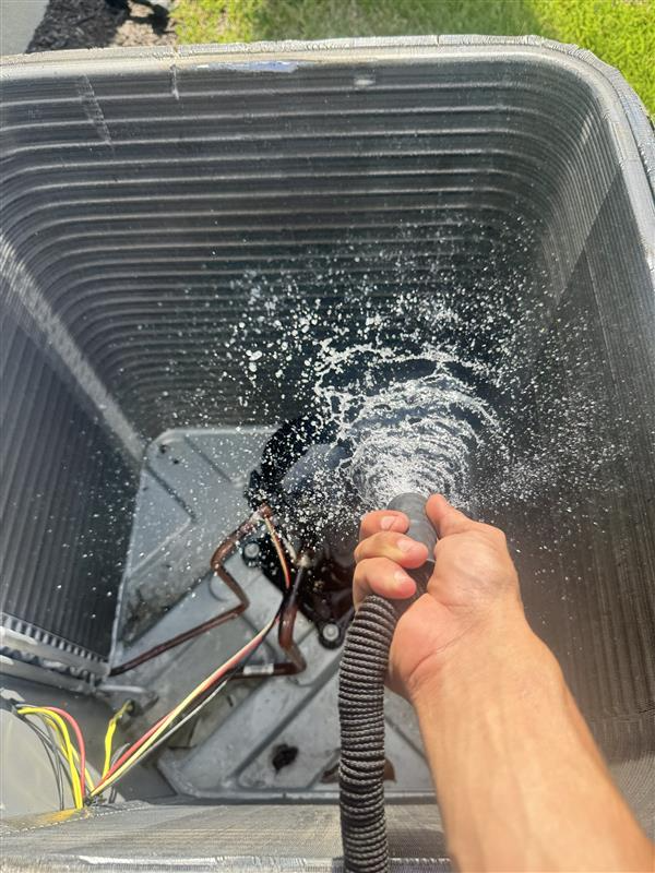 Condenser deep cleaning