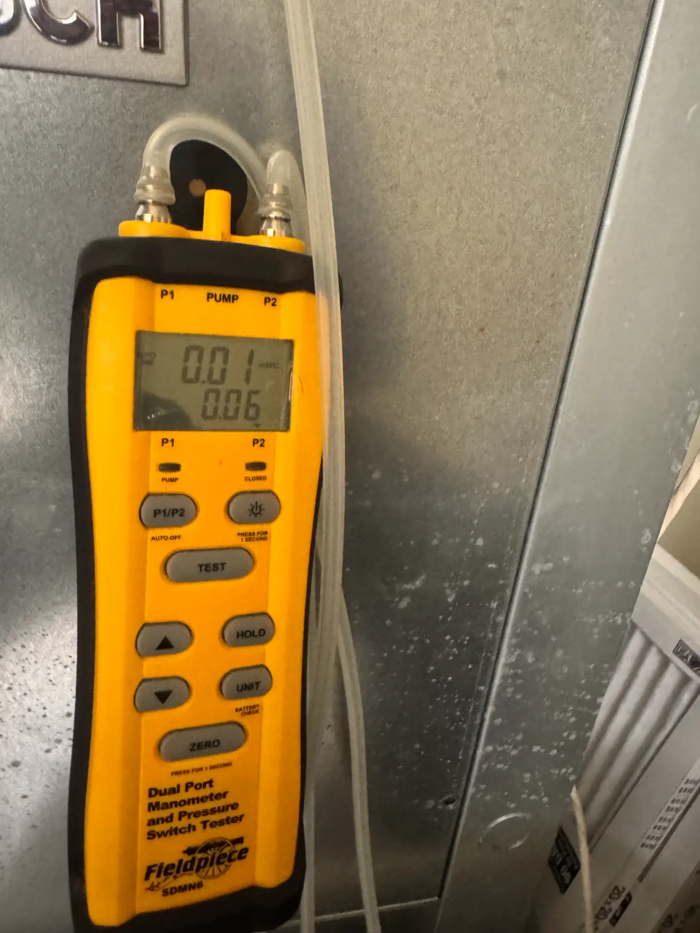 Static pressure & airflow testing